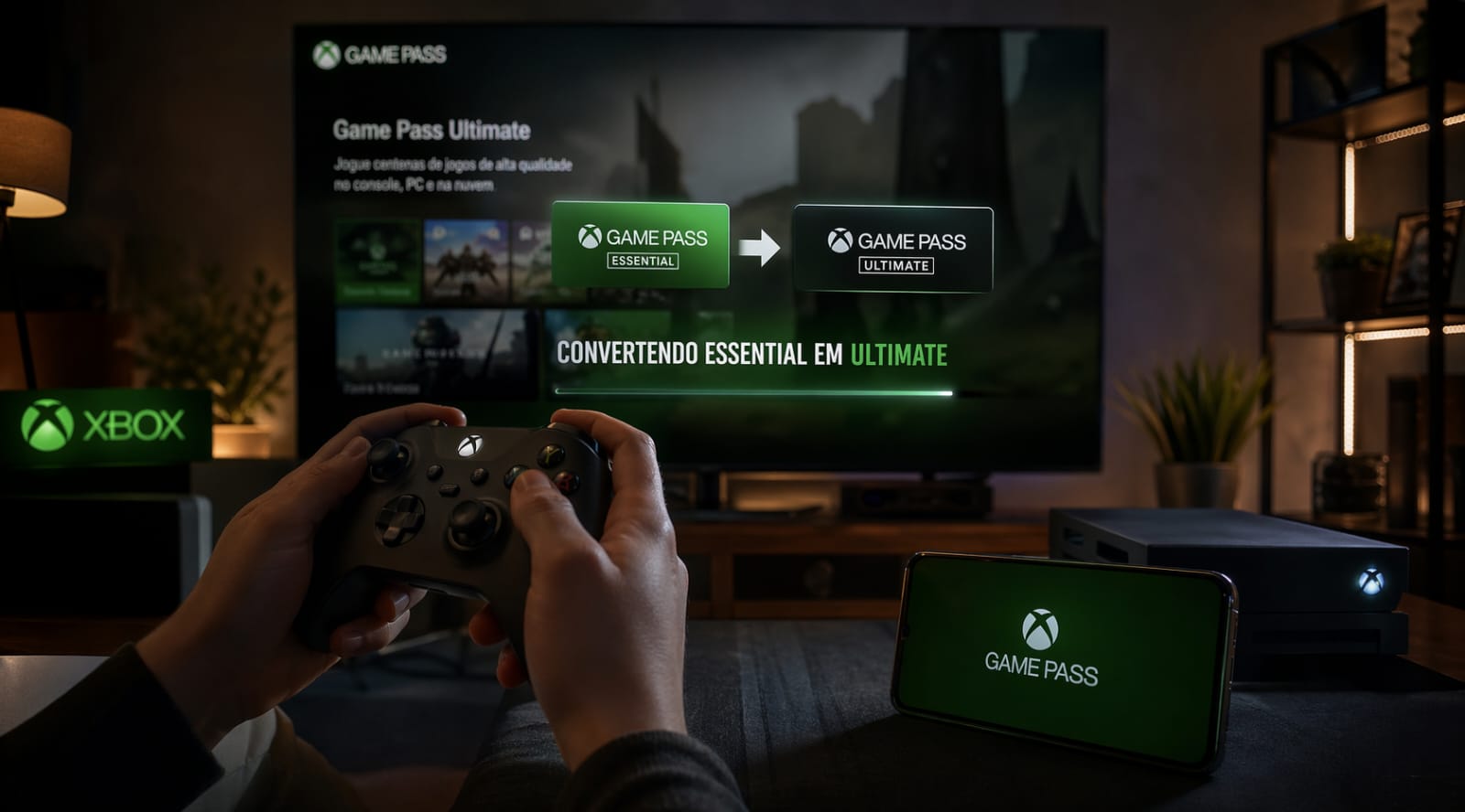 Como Converter Game Pass Essential em Ultimate em 2026