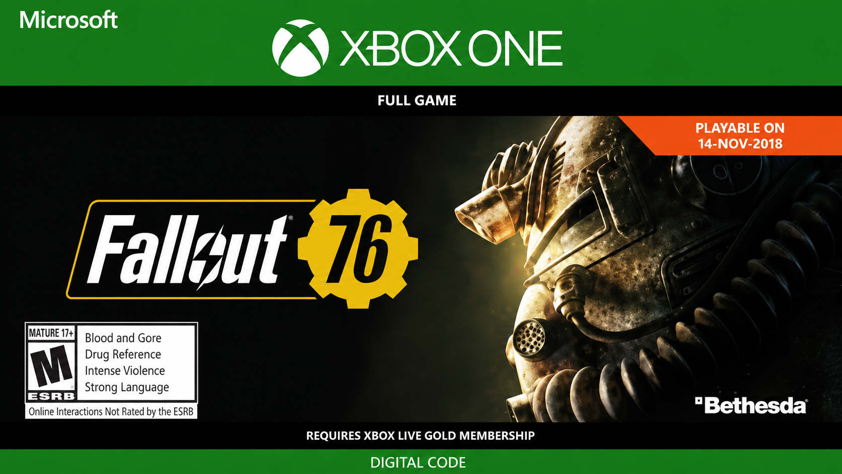 Fallout 76 – Xbox One e Xbox Series XS – Código Digital